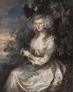 Thomas Gainsborough Mrs Thomas Hibbert. Neue Pinakothek. oil painting reproduction